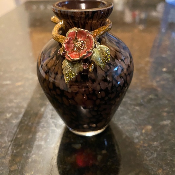 Jay Strongwater Other - Jay strongwater mini glass vase